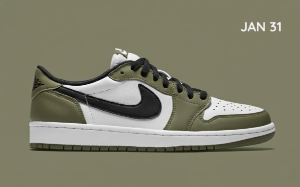 Air Jordan 1 Low OG "Medium Olive" Drops Jan. 31