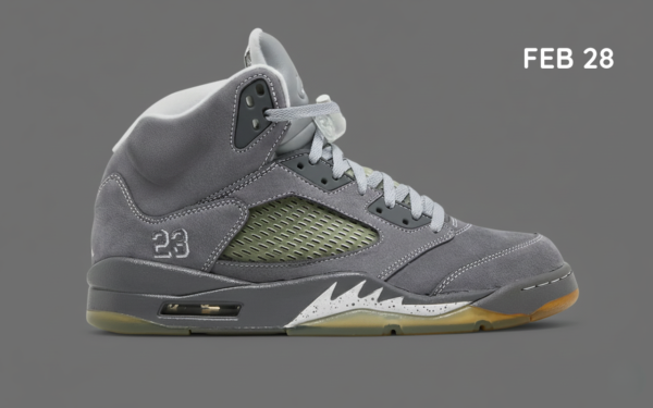 The Air Jordan 5 "Wolf Grey" Returns 28 Feb 2026